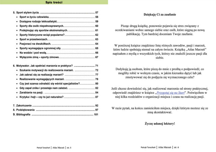 ,,Atlas Marzeń” zawiera listę zainteresowań, pasji i marzeń, których możesz się podjąć. Znajdź idealny pomysł i zacznij spełniać marzenia!