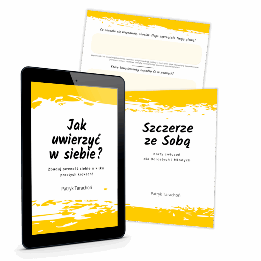 „Jak uwierzyć w siebie? Zbuduj pewność siebie w kilku prostych krokach!” pokazuje, w jaki sposób można rozwinąć wiarę w swoje możliwości.