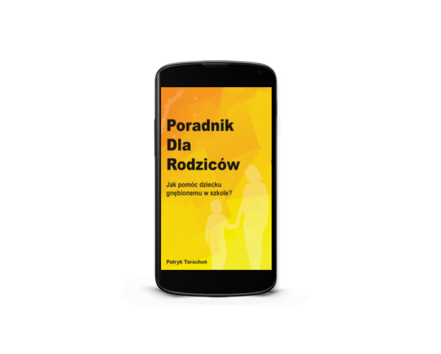 ,,Poradnik Dla Rodziców. Jak pomóc dziecku gnębionemu w szkole?” powstał, aby pomóc rodzicom zrozumieć sytuację dziecka, które jest ofiarą przemocy wśród rówieśników.