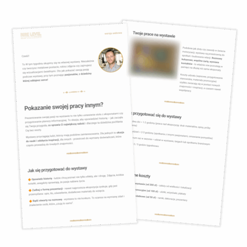 Komplet informacji, które pokażą Ci na konkretnych liczbach i przykładach, jak rozwijać pomysły. Otrzymuj, w co dwutygodniowej prenumeracie!